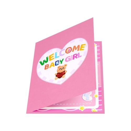 3D-Popup-Grußkarte für Neugeborene, einzigartige 3D-Popup-Grußkarte für Neugeborene, Jungen und Mädchen mit Wärme 3D-Popup-Grußkarte für Neugeborene, einzigartige 3D-Popup-Grußkarte für Neugeborene, Jungen und Mädchen mit Wärme von XAGMODSHN