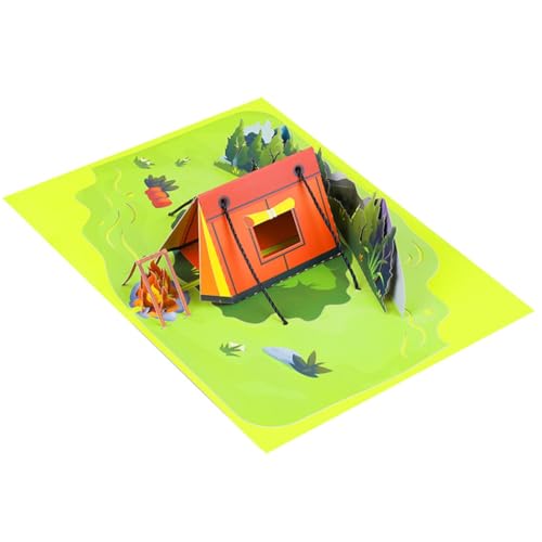 3D-Popup-Zelt-Grußkarte für Outdoor-Enthusiasten, einzigartige Camping-Feierkarten, handgefertigte Geschenkkarte 3D-Popup-Zelt-Grußkarte für Outdoor-Enthusiasten, einzigartige Camping-Feierkarten, handgefertigte Geschenkkarte von XAGMODSHN