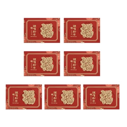 7 x 3D-Popup-Chinesische Neujahrskarten 2025 Jahr der Schlange Neujahrskarten für Familie, Freunde, Kinder 7 x 3D-Popup-Chinesische Neujahrskarten 2025 Jahr der Schlange Neujahrskarten für Familie, Freunde, Kinder von XAGMODSHN