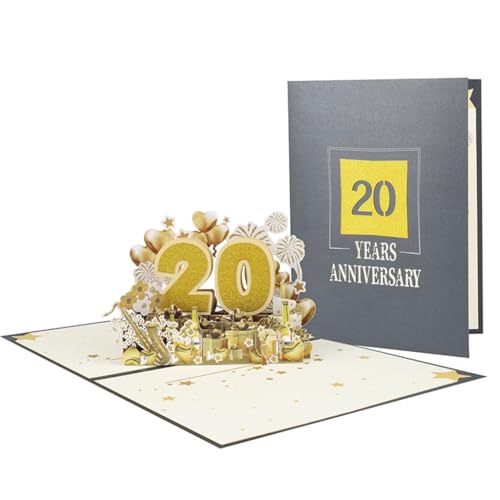 Elegante 3D Popup Jubiläumskarte Schöne Popup Nummer Grußkarte Elegante 3D Jubiläumskarte für Paare Elegante 3D Popup Jubiläumskarte Schöne Popup Nummer Grußkarte Elegante 3D Jubiläumskarte für Paare von XAGMODSHN
