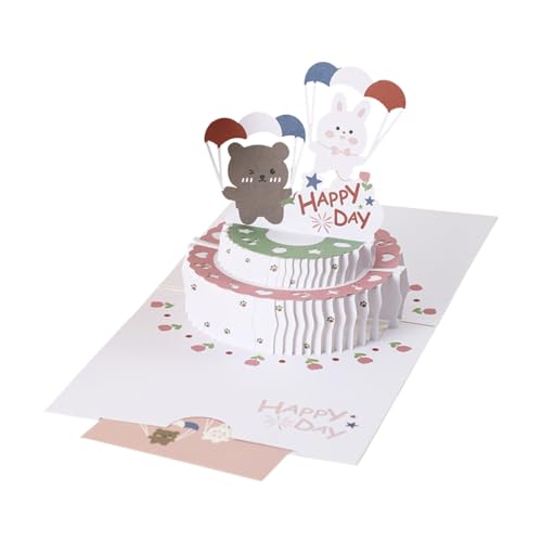 Geburtstag Grußkarten 3D Karte Geburtstag 3D Klapptorte Karte mit Tieren Geburtstag Grußkarten 3D Karte Geburtstag 3D Klapptorte Karte mit Tieren von XAGMODSHN