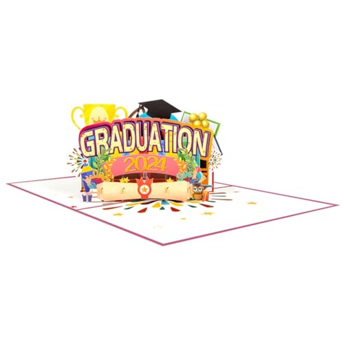 Personalisierbare 3D-PopUp-Grußkarte zum Schulabschluss für Lehrer und Schüler Personalisierbare 3D-PopUp-Grußkarte zum Schulabschluss für Lehrer und Schüler von XAGMODSHN