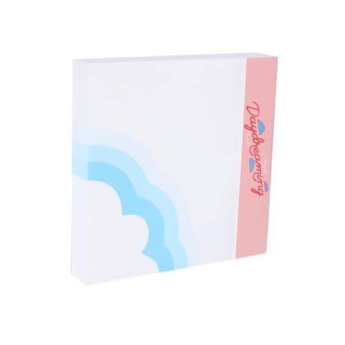 Schlichtes Design Schreibblock Stick Notizblock Selves Kleben Memo Pad Stick Block Stick Notes Pad Selves Adhesive Notizblöcke Set von XAGMODSHN