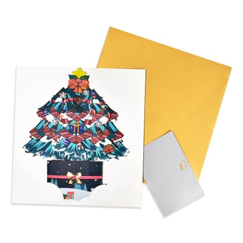 Weihnachtskarten-Set 3D-Grußkarten mit Nachricht & Umschlag festliche Dekorationen Weihnachtsfeier Weihnachtskarten-Set 3D-Grußkarten mit Nachricht & Umschlag festliche Dekorationen Weihnachtsfeier von XAGMODSHN