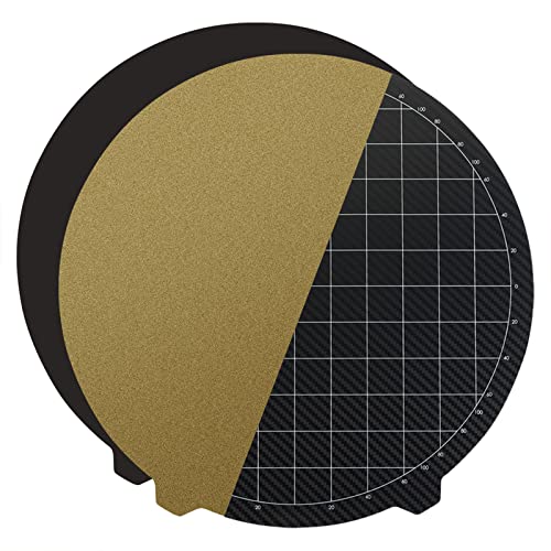 XAGMODSHN 3D-Drucker-Hot-Bettlaken, 265 mm, PEI BPS-PET mit Sockel-Aufkleber, runde Federstahlplatte für Ender3/5 Cr10 XAGMODSHN 3D-Drucker-Hot-Bettlaken, 265 mm, PEI BPS-PET mit Sockel-Aufkleber, runde Federstahlplatte für Ender3/5 Cr10 von XAGMODSHN