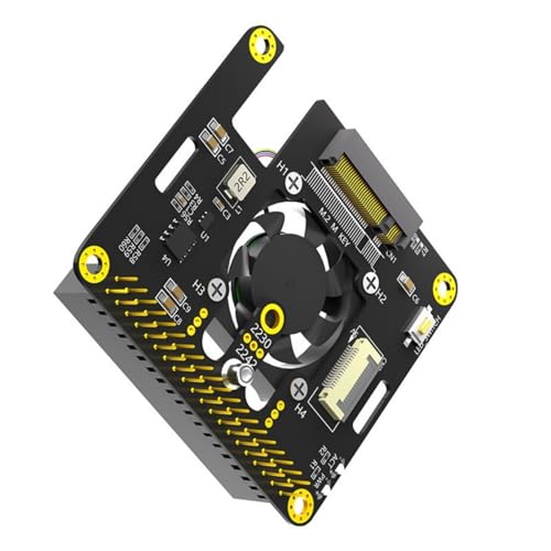 XAGMODSHN Erweiterungsplatine PCIe auf NVMe Effizienter Lüfter inklusive Aluminium-Kühlkörper von XAGMODSHN