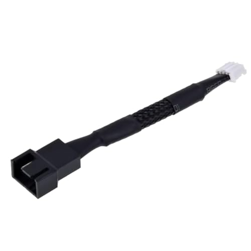 XAGMODSHN Grafikkarte PWM Lüfter Adapter Anschlusskabel klein 4pin auf Universal 3pin 4pin schwarz gewebtes Lüfterkabel von XAGMODSHN