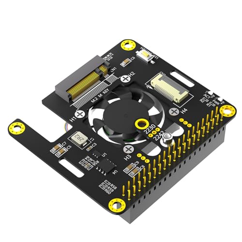 XAGMODSHN Kurze NVME-Erweiterungskarte mit Lüfter 2280 2242 2230 PCIe auf NVME Hat Computer-Adapter Ersatz von XAGMODSHN