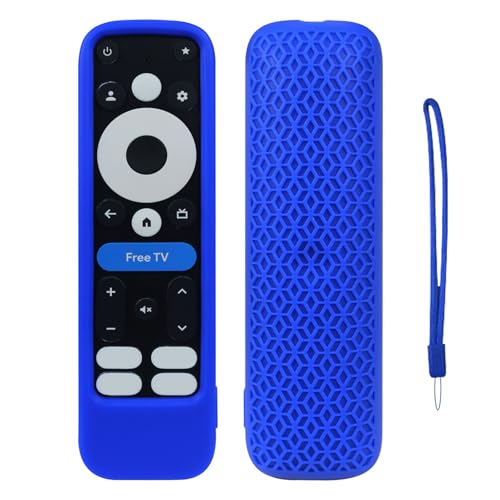 XAGMODSHN Silikonhülle Für 2024 Onn 4K Fernbedienung Kratzerhäute Haut Weichschutzbezüge Mit Lanyard von XAGMODSHN