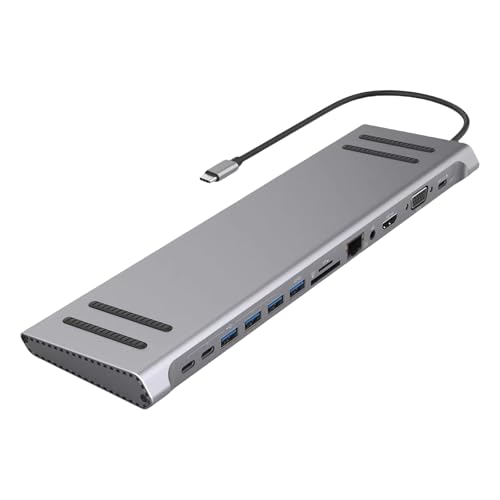 XAGMODSHN USB C Dockingstation 14 In 1 Typ C Hubs Adapter Für Laptops HDMIS VGA Ethernet USB Port 4K Display Funktionen XAGMODSHN USB C Dockingstation 14 In 1 Typ C Hubs Adapter Für Laptops HDMIS VGA Ethernet USB Port 4K Display Funktionen von XAGMODSHN