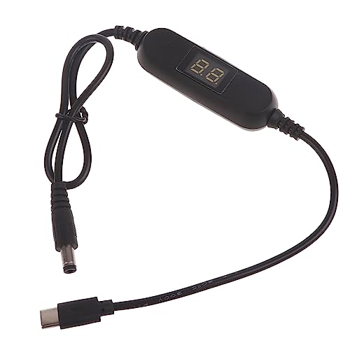 XAGMODSHN USB C auf 2 V 3 V 4,5 V 6 V 7,5 V 9 V 12 V Spannungseinstellung, Display-Kabel für Spielzeugspiele, LED-Lampen und andere 2 V-12 V Geräte von XAGMODSHN