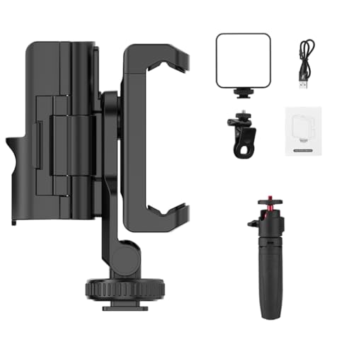 XAGMODSHN Verstellbare Smartphone-Halterung, Teleprompter-Halterung mit kaltem Schuh für Pocket 3 Kamera-Zubehör für stabile Aufnahme XAGMODSHN Verstellbare Smartphone-Halterung, Teleprompter-Halterung mit kaltem Schuh für Pocket 3 Kamera-Zubehör für stabile Aufnahme von XAGMODSHN