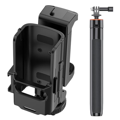 XAGMODSHN Verstellbare Smartphone-Halterung, Teleprompter-Halterung mit kaltem Schuh für Pocket 3 Kamera-Zubehör für stabile Aufnahme XAGMODSHN Verstellbare Smartphone-Halterung, Teleprompter-Halterung mit kaltem Schuh für Pocket 3 Kamera-Zubehör für stabile Aufnahme von XAGMODSHN
