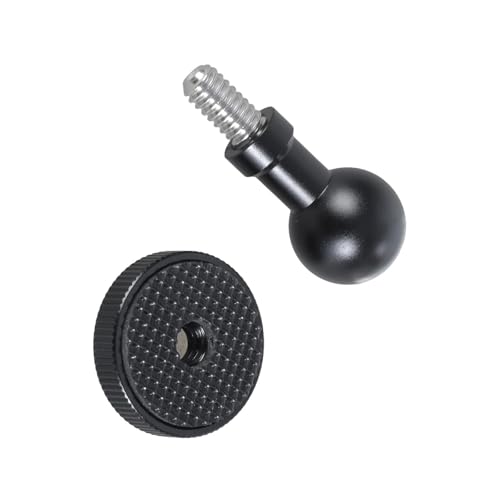 XAGMODSHN Vielseitiger 17 Mm 1/4 Schraubenadapterstativkugelköpfe Für Live Streaming Ständer Und Magnetische Halterungen von XAGMODSHN