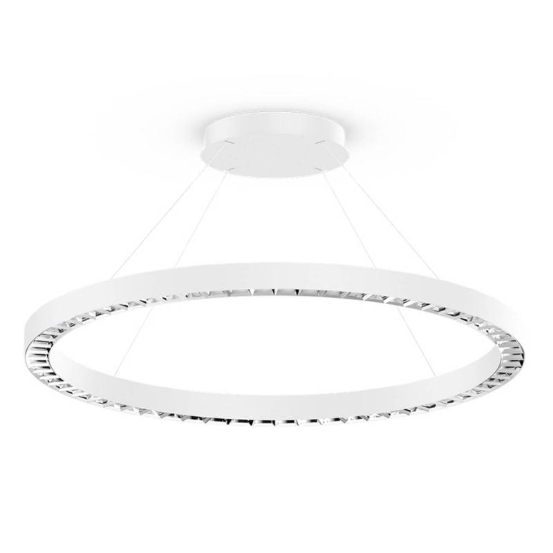 XAL Beto LED-Hängeleuchte Ø80cm DALI down 830 weiß von XAL