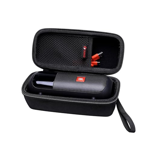 XANAD Hart Reise Tragen Tasche für JBL Tuner 2 Flip 6 Flip 5 Bluetooth Box Wasserdichter portabler Lautsprecher - Schutz Hülle (Schwarz) von XANAD