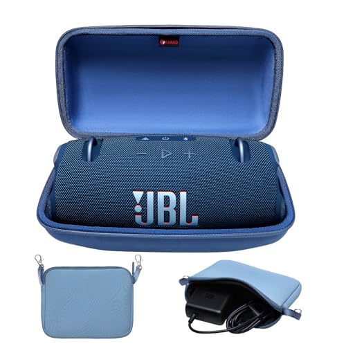 XANAD Hart Reise Tragen Tasche für JBL Xtreme 4 / Xtreme 3 Tragbare Bluetooth Lautsprecher Box (Blau, Tasche für JBL Xtreme 4) von XANAD