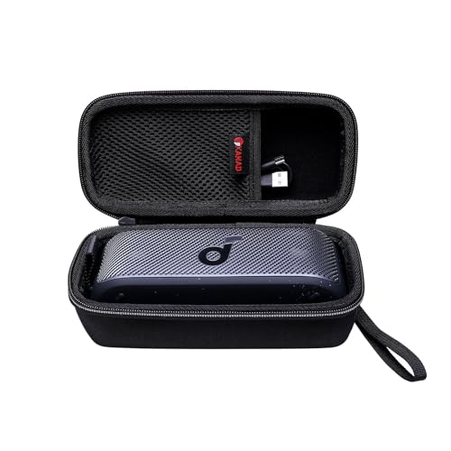 XANAD Hart Reise Tragen Tasche für soundcore Select 2S / soundcore Motion 100 Tragbarer Bluetooth Lautsprecher (schwarz) von XANAD