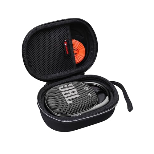 XANAD Hartschalen-Schutzhülle für JBL Clip 4 oder Clip 5, tragbarer Bluetooth-Lautsprecher, Aufbewahrung, schützende Reisetasche, Schwarz XANAD Hartschalen-Schutzhülle für JBL Clip 4 oder Clip 5, tragbarer Bluetooth-Lautsprecher, Aufbewahrung, schützende Reisetasche, Schwarz von XANAD