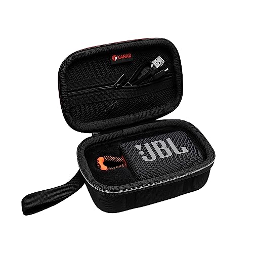 XANAD Hartschalen-Schutzhülle für JBL Go3 / Go 3 Eco, tragbarer kabelloser Bluetooth-Lautsprecher, Reise-Schutzhülle, Schwarz XANAD Hartschalen-Schutzhülle für JBL Go3 / Go 3 Eco, tragbarer kabelloser Bluetooth-Lautsprecher, Reise-Schutzhülle, Schwarz von XANAD