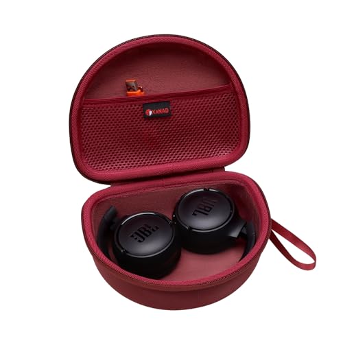 XANAD Kopfhörer Tasche für JBL Tune 510BT / JBL Tune 520BT / JBL Tune 760 NC/JBL Tune 660 BTNC/JBL Tune 710 BT/JBL Live 460NC Bluetooth Kopfhörer On-Ear Faltbarem Headphone Case (Braun) von XANAD