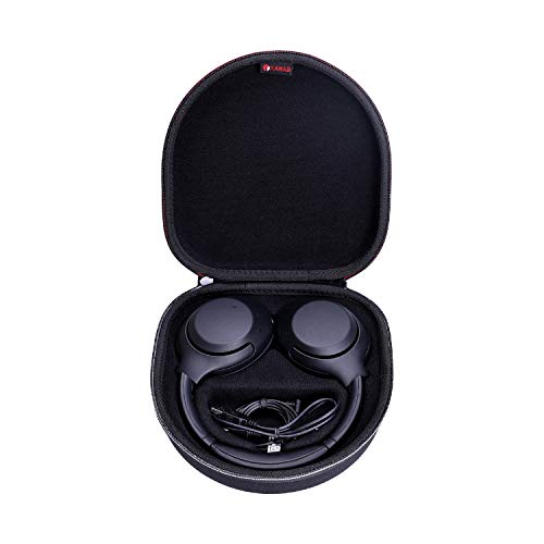 XANAD Reiseetui für Sony WH-CH720N / WH-CH520 / WH-CH710N / CH510 / XB900N / XB700N Wireless Noise Canceling Extra Bass Kopfhörer – Aufbewahrungstasche (schwarz) von XANAD