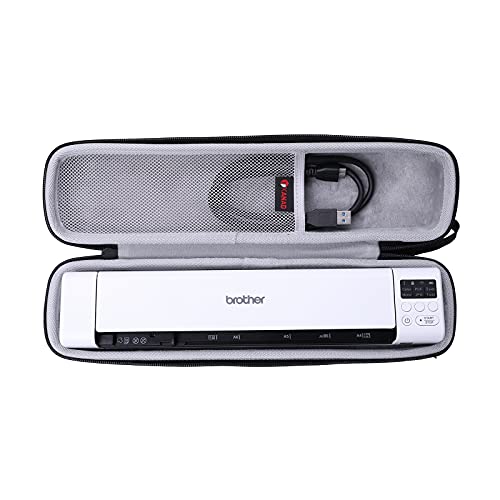 XANAD Tasche für Dokumentenscanner, kompatibel für Brother DS-640 / DS-740 / DS-940 Mobiler Scanner A4 beidseitig WLAN Scan to USB von XANAD