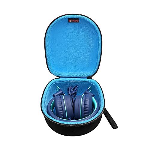 XANAD Tasche für Kinder Kopfhörer - iClever/gorsun/Nabevi/PowerLocus/Tonies/Tribit/hisonic/Retoo/BIGGERFIVE/EasySMX/Kekz Leicht Bluetooth Kopfhörer (blau) von XANAD