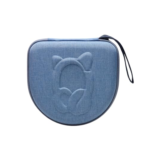 XANAD Tasche für Kinder Kopfhörer - iClever BTH21 BTH13 BTH19 HS20 HS25 Bluetooth Kopfhörer Kinder mit Katzenohr (Blau) von XANAD