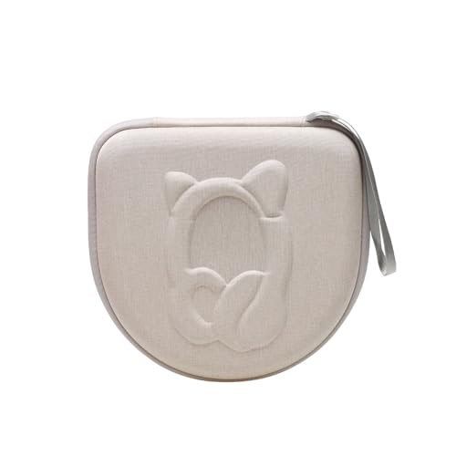 XANAD Tasche für Kinder Kopfhörer - iClever BTH21 BTH13 BTH19 HS20 HS25 Bluetooth Kopfhörer Kinder mit Katzenohr (Weiß) von XANAD