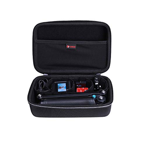 XANAD Tragetasche Abnehmbarer Hartschalenkoffer für Actionkameras Aller Größen, kompatibel mit GoPro Hero 10, 9, 8, 7, 2018, 6, 5 Schutztasche für Kamera und Zubehör von XANAD