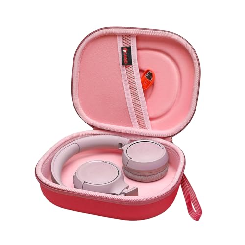 XANAD kopfhörer Over Ear Tasche für Sony WH-XB910N / JBL Live 660NC / JBL Tune500BT / JBL Tune500 / JBL Tune600BTNC / JBL Tune 510BT kopfhörer Aufbewahrung Case (pink) von XANAD