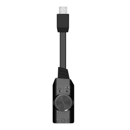 XANHOY Externer USB-Soundkarten-Adapter, virtueller 7.1-K für PC, Gaming-Headsets, Auditory Enhancer XANHOY Externer USB-Soundkarten-Adapter, virtueller 7.1-K für PC, Gaming-Headsets, Auditory Enhancer von XANHOY