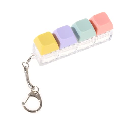 XANHOY Mechanischer Tastatur-Tester, Schalter, Test-Schlüsselanhänger, Anhänger für Tastaturschalter, Testen, Stressabbau-Spielzeug von XANHOY