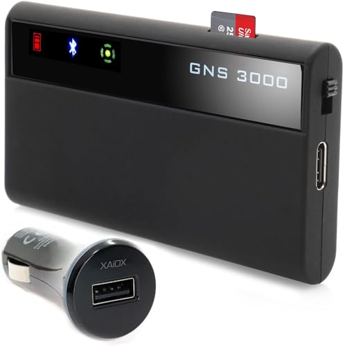 GNS 3000 MFI iPhone iPad iPod inkl. XAiOX KFZ Ladegerät Bluetooth GPS Empfänger mit Micro-USB Slot GNS 3000 MFI iPhone iPad iPod inkl. XAiOX KFZ Ladegerät Bluetooth GPS Empfänger mit Micro-USB Slot von XAiOX