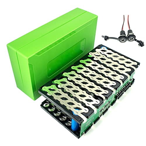 13S 6P 48V Elektrofahrrad Lithium Batterie Gehäuse mit 20A Balance BMS inklusive Halterung Nickel für E-Soccter Batterie 48V Verwendung DIY Batterie Aufbewahrungsbox in Serie Kunststoffbatterien von XBERSTAR