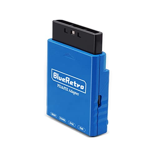 Bluetooth-Adapter Wireless Controller Converter Controller Adapter Unterstützt PS2 PS1 Spielkonsole (blau) von XBERSTAR