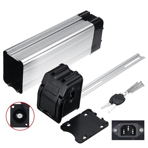 XBERSTAR Batteriebox für E-Bike 36V/48V Lithium Batterie 18650 Große Schale Case Holder Bike (Lotus Head Three Vertikal) von XBERSTAR