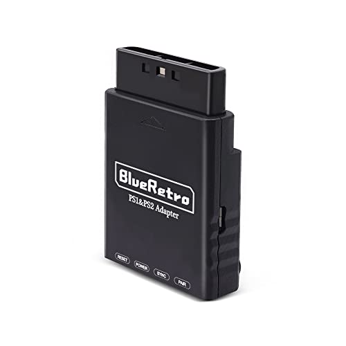 XBERSTAR Bluetooth Adapter Wireless Controller Converter Controller Adapter Support PS2 PS1 Game Console (Black) von XBERSTAR