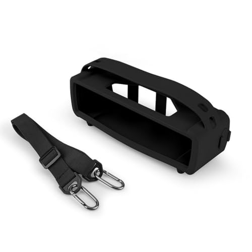 XBERSTAR Lautsprecher-Silikonhülle für Bose SoundLink Mini & Mini II tragbare Bluetooth-Lautsprecherabdeckung Reise tragbare Schutzhülle mit Gurt (schwarz) von XBERSTAR