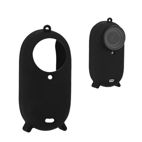XBERSTAR Silikon Schutzhülle für Insta360 GO 3/GO 3S Cover Case Soft Shell (Schwarz) von XBERSTAR
