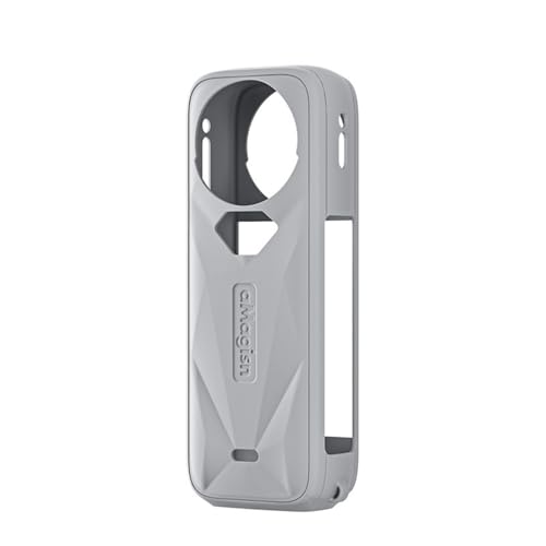 XBERSTAR Silikon-Schutzhülle für Insta360 X5 Cover Case Objektivdeckel Silikon Rundumabdeckung (Grau, Schutzhülle) von XBERSTAR