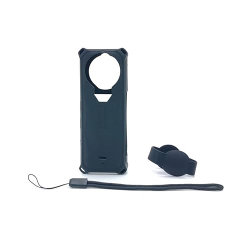 XBERSTAR Silikon Schutzhülle für Insta360 X5 Objektivdeckel Silikon Cover Case Schutzkit (Schwarz) von XBERSTAR
