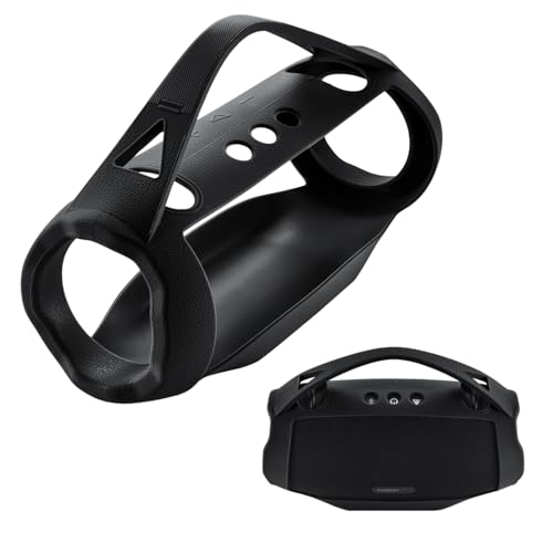 XBERSTAR Silikon-Schutzhülle für JBL Xtreme 4 kabellose Bluetooth-Lautsprecher, Schutzhülle für JBL Xtreme 4 tragbare Lautsprecher, Schutzhülle (schwarz) von XBERSTAR