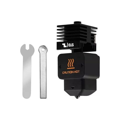 XBERSTAR Upgrade-Hotend-Kit für Bambu Lab A1/A1Mini/H2D, 0,2, 0,4, 0,6, 0,8 mm, gehärtete Stahldüse, 3D-Drucker-Zubehör (0,6 mm) von XBERSTAR