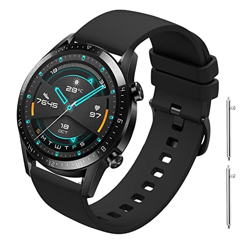 XBLJST 22mm smartwatch Armband Kompatibel mit Huawei Watch GT 3/2 Pro/Huawei Watch GT Active/2e/3/2 46mm, Weiche Silikon Sport Armbänder für Samsung Galaxy Watch 3 45mm 46mm Frauen und Männer von XBLJST