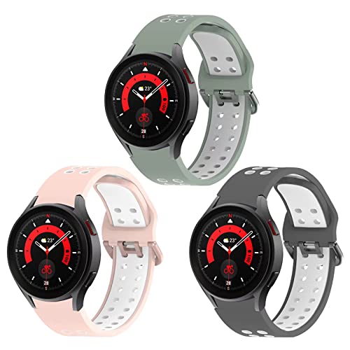 XBLJST Kompatibel mit Samsung Galaxy Watch 6/5/4 40mm 44mm Armband,Galaxy Watch 4 Classic 46mm 42mm/Watch 5 Pro 45mm/Watch 6 Classic 43mm 47mm,20mm smartwatch Sportarmband für Damen und Herren von XBLJST