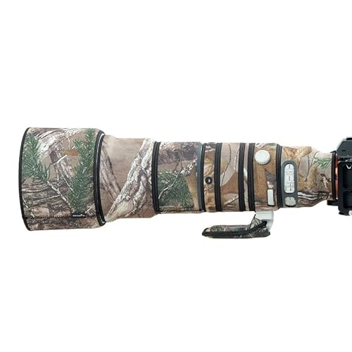 XCOAT Wasserdichte Camouflage-Objektivabdeckung für Sony FE 400-800 F6.3-8 G OSS, Kamera-Camouflage-Regenschutz, Objektivschutzhülle, Anzug für Wildtier- und Sportfotografie (Dschungel-Tarnung) von XCOAT