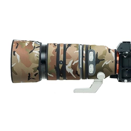 XCOAT Wasserdichter Kamera-Objektivmantel für Sony FE 100–400 mm F4.5–5.6 GM OSS, Kamera-Regenschutz, Objektiv-Schutzhülle (MC Camouflage) von XCOAT