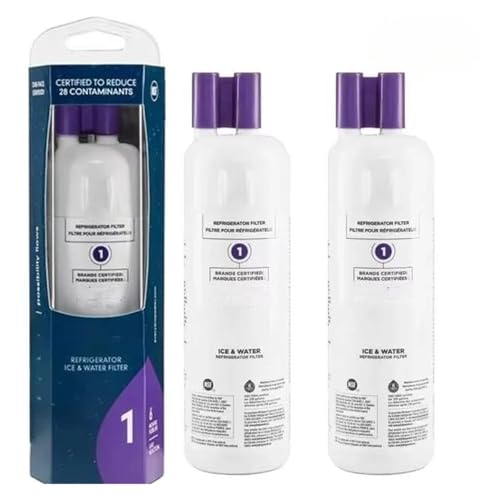 EDR1RXD1 Kühlschrank-Wasserfilter, Kompatibel Mit Whirlpool, W10295370A 469081 469930 P8RFWB2L P4RFWB, Ersetzt Das Kühlschrank-Wasserfilterzubehör(2pcs) von XCOHJOMB